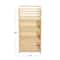 Household Essentials 39" Woven Paper Rattan Accent Shelf